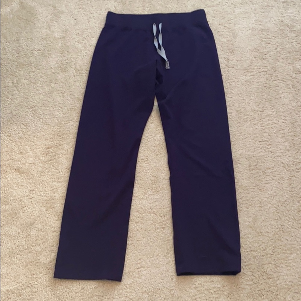 Figs scrub pants purple